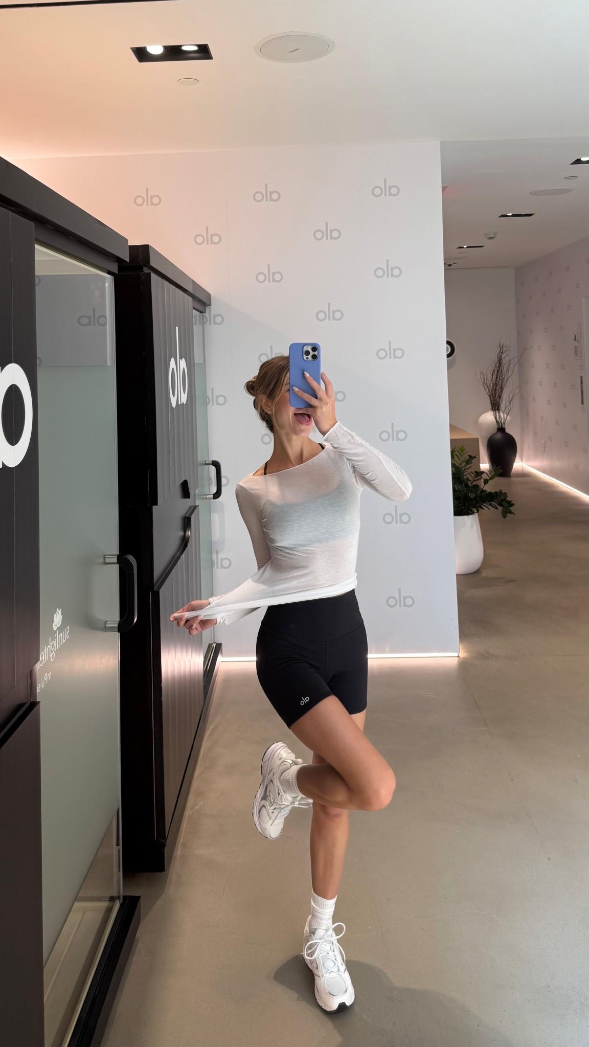 Alo workout look 🖤 

#LTKStyleTip #LTKSeasonal