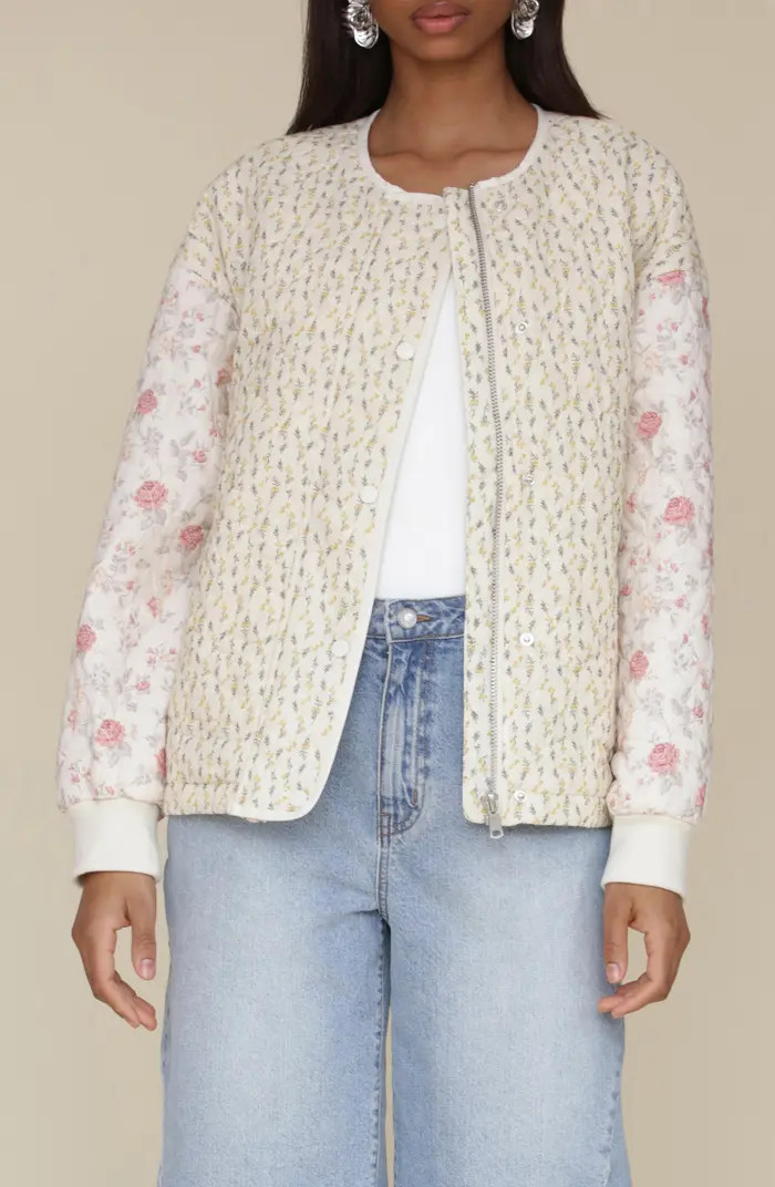 Floral Quilted Jacket | Nordstrom Rack