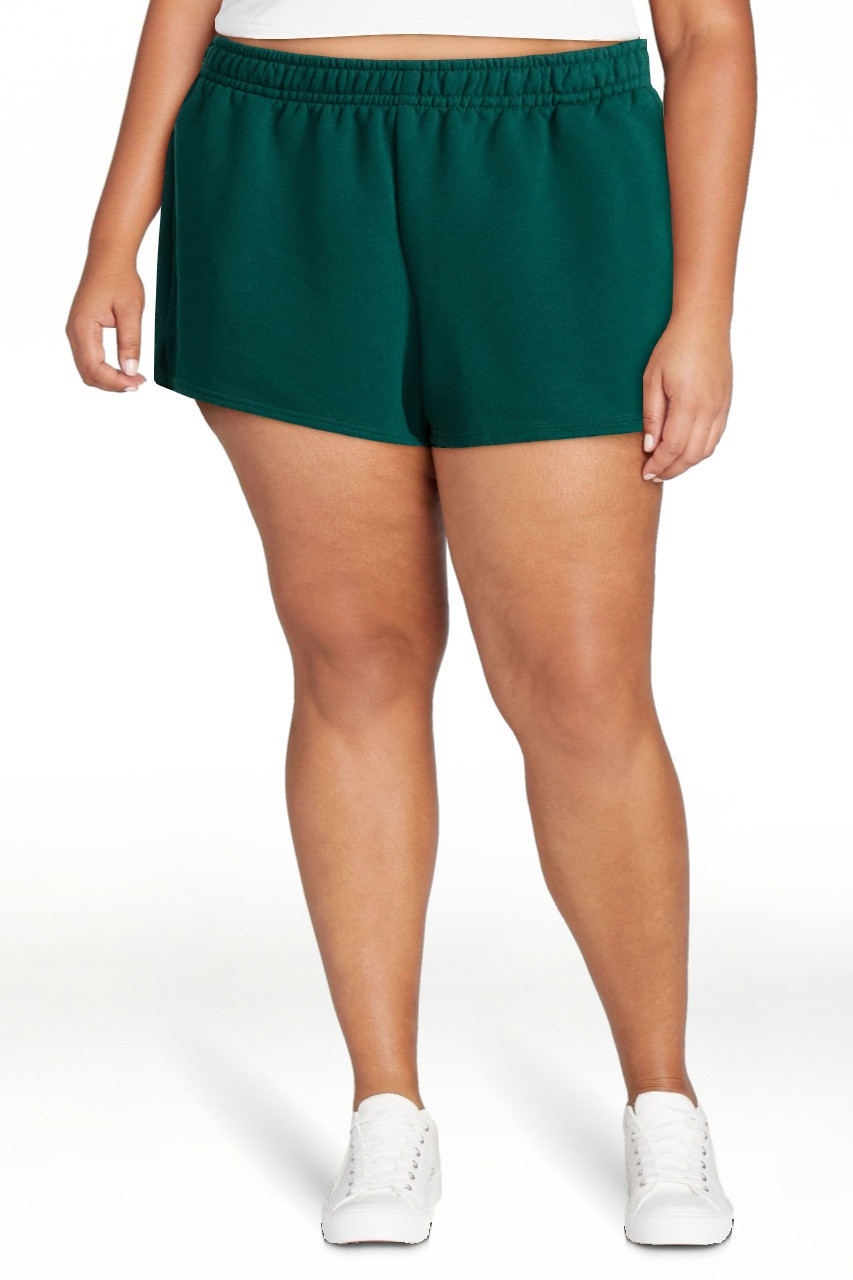 No Boundaries Game Day Pull-On Fleece Shorts, 3'' Inseam, Women’s | Walmart (US)
