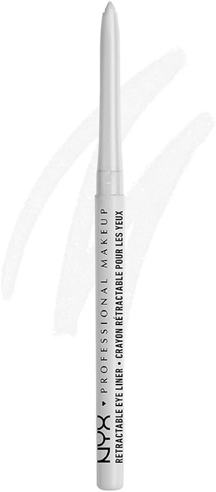 NYX PROFESSIONAL MAKEUP Mechanical Eyeliner Pencil, White | Amazon (US)