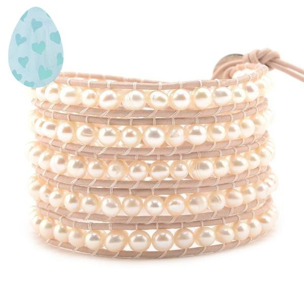 Freshwater Pearls on Mauve | Victoria Emerson