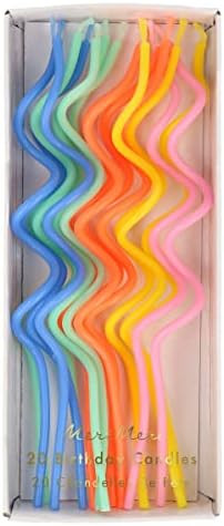 Meri Meri Swirly Tall Cake Candles (Pack of 20) | Amazon (US)