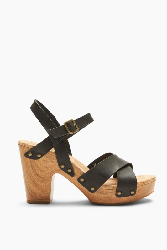 KORK EASE Drew Wood Heel Sandal | EVEREVE | Evereve