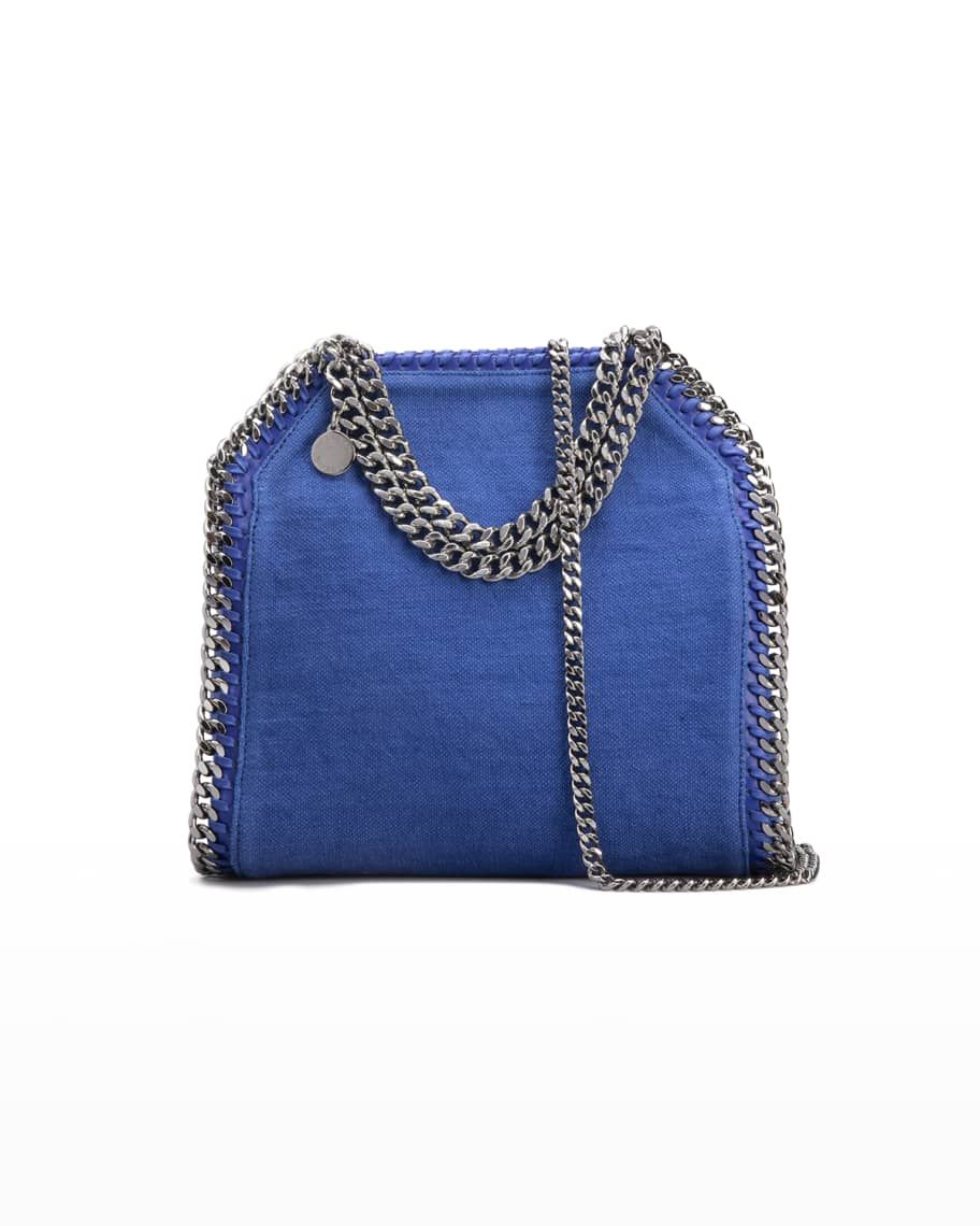 Stella McCartney Mini Linen Chain Tote Bag | Neiman Marcus