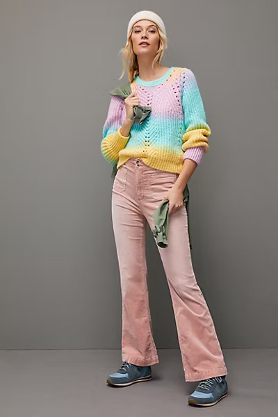 Pilcro High-Rise Bootcut Corduroy Pants | Anthropologie (US)