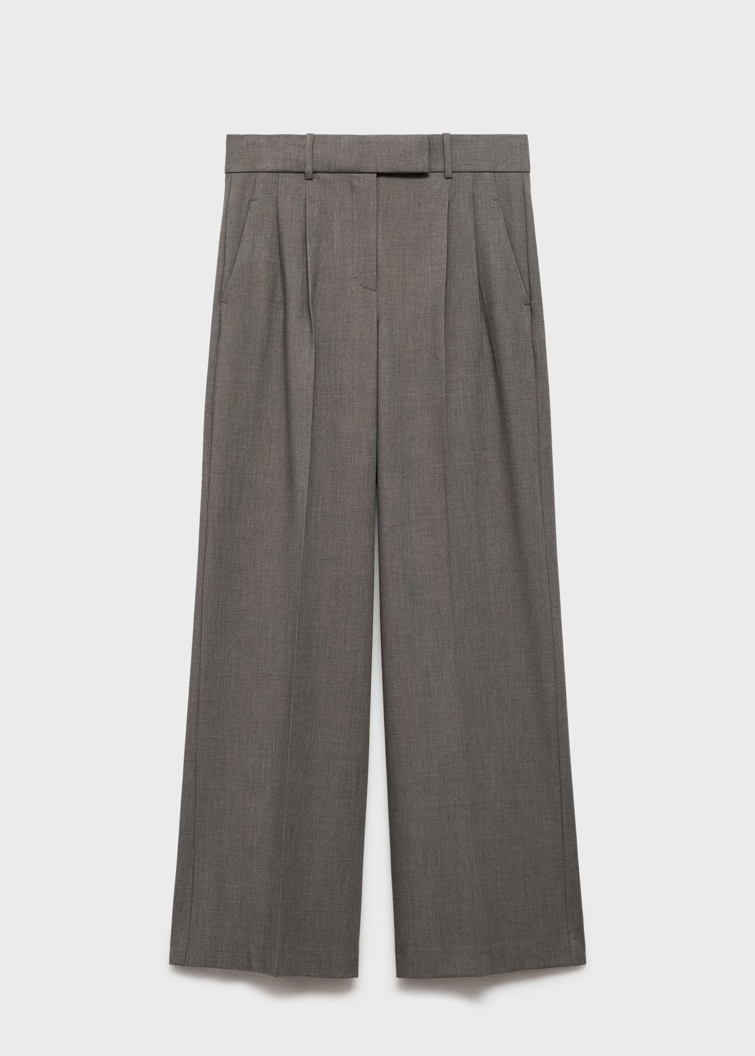 Wideleg suit trousers - Women | MANGO United Kingdom | MANGO (UK)