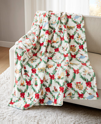 Cozy Plush Printed Throw, 50" x 70" | Macy's