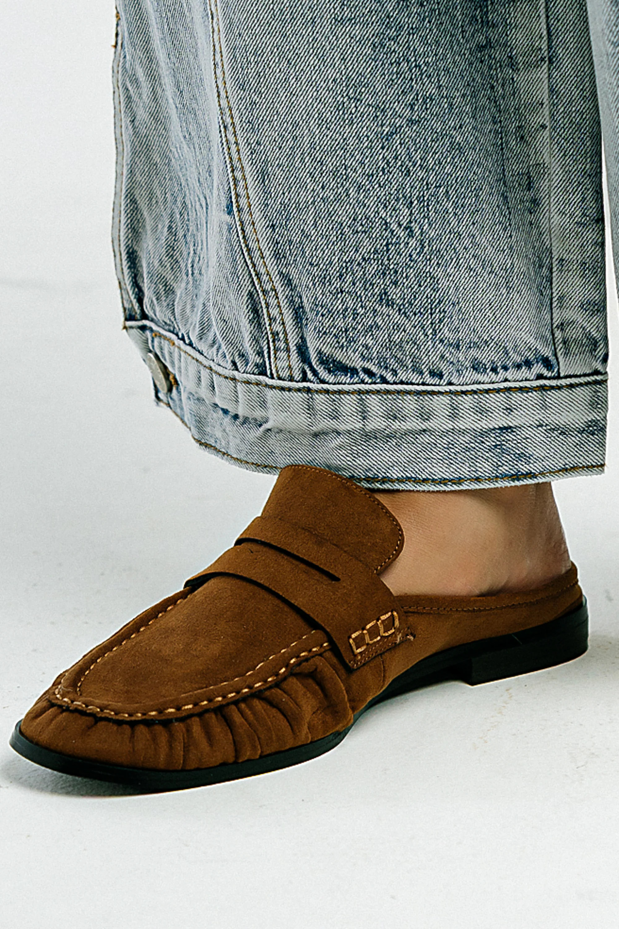Tuscany Open Back Loafer in Brown | Böhme US