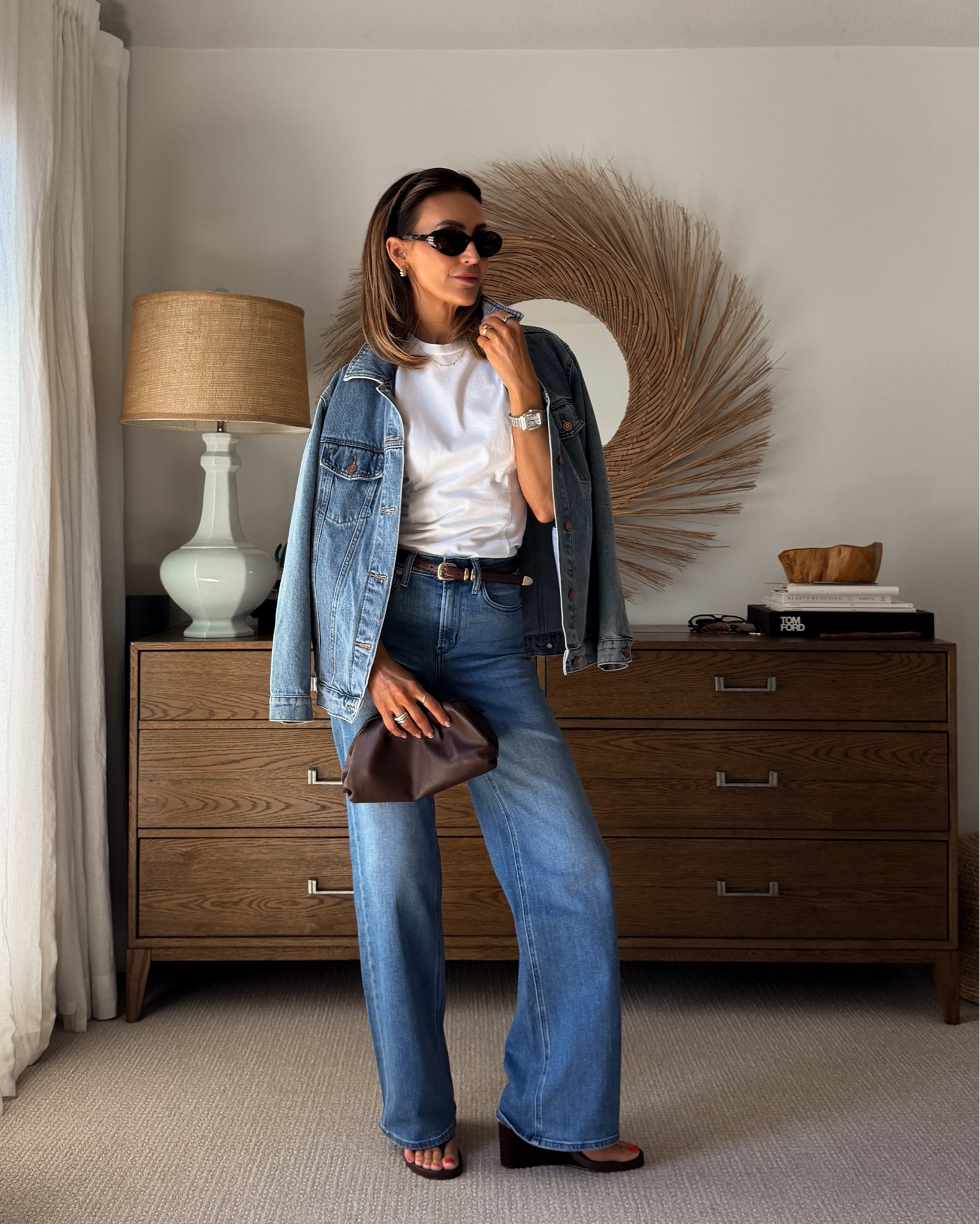 Denim on denim never goes out of style! Jake runs oversized wearing a small 
Jeans tts/25

#LTKOver40 #LTKgrwm