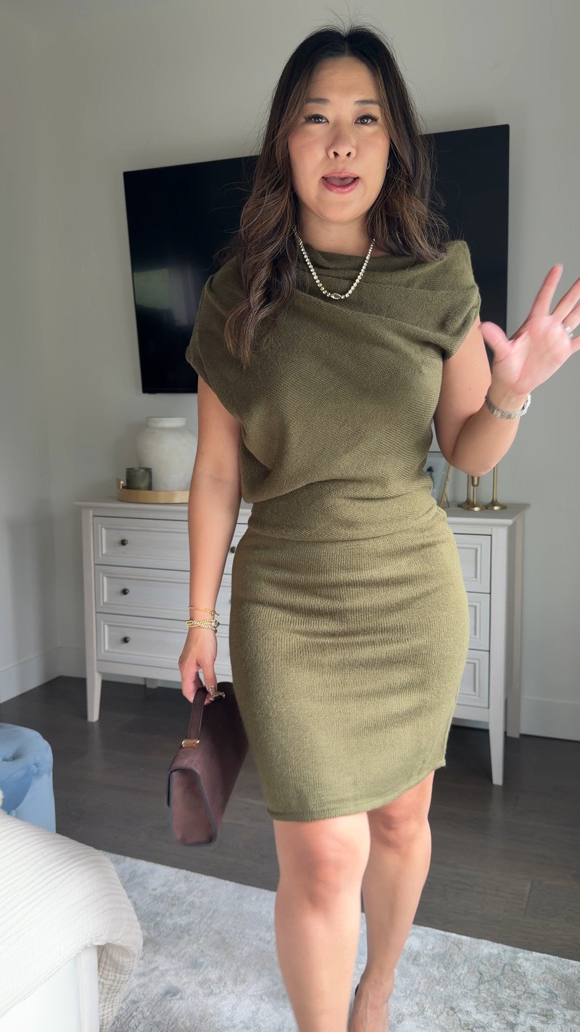 Macy’s Knit Dress: Medium
Animal Print Heels