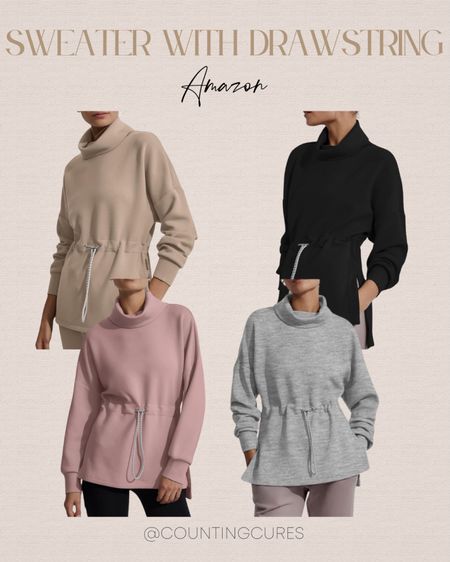 Get these stylish sweaters with drawstrings from Amazon! With varying colors to choose from!
#affordablestyle #outfitidea #springfinds #cozyclothes

#LTKstyletip #LTKfindsunder50 #LTKSeasonal