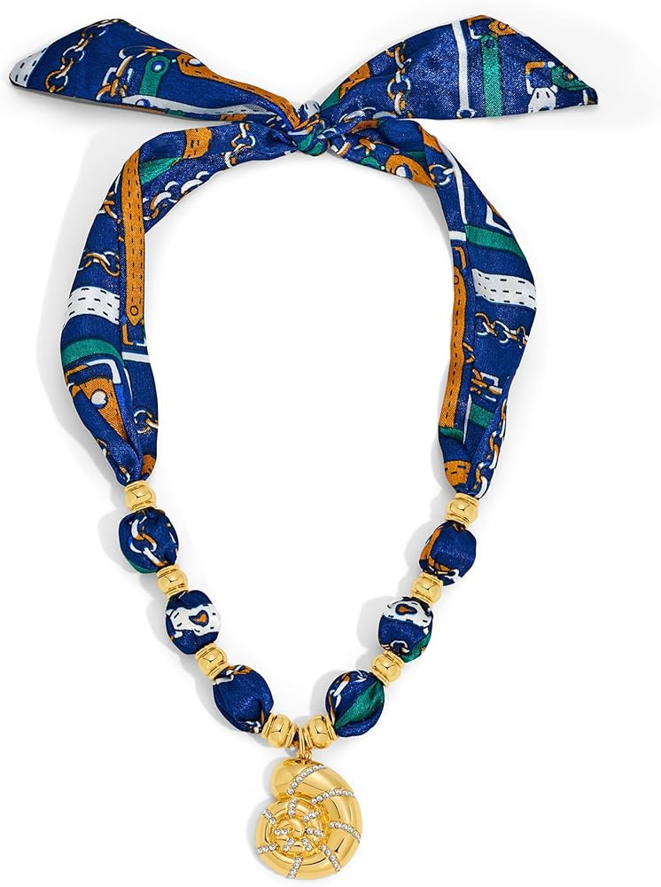 WOWORAMA Colorful Scarf Necklace with Seashell Starfish Charm Necklaces for Women Summer Bandana ... | Amazon (US)