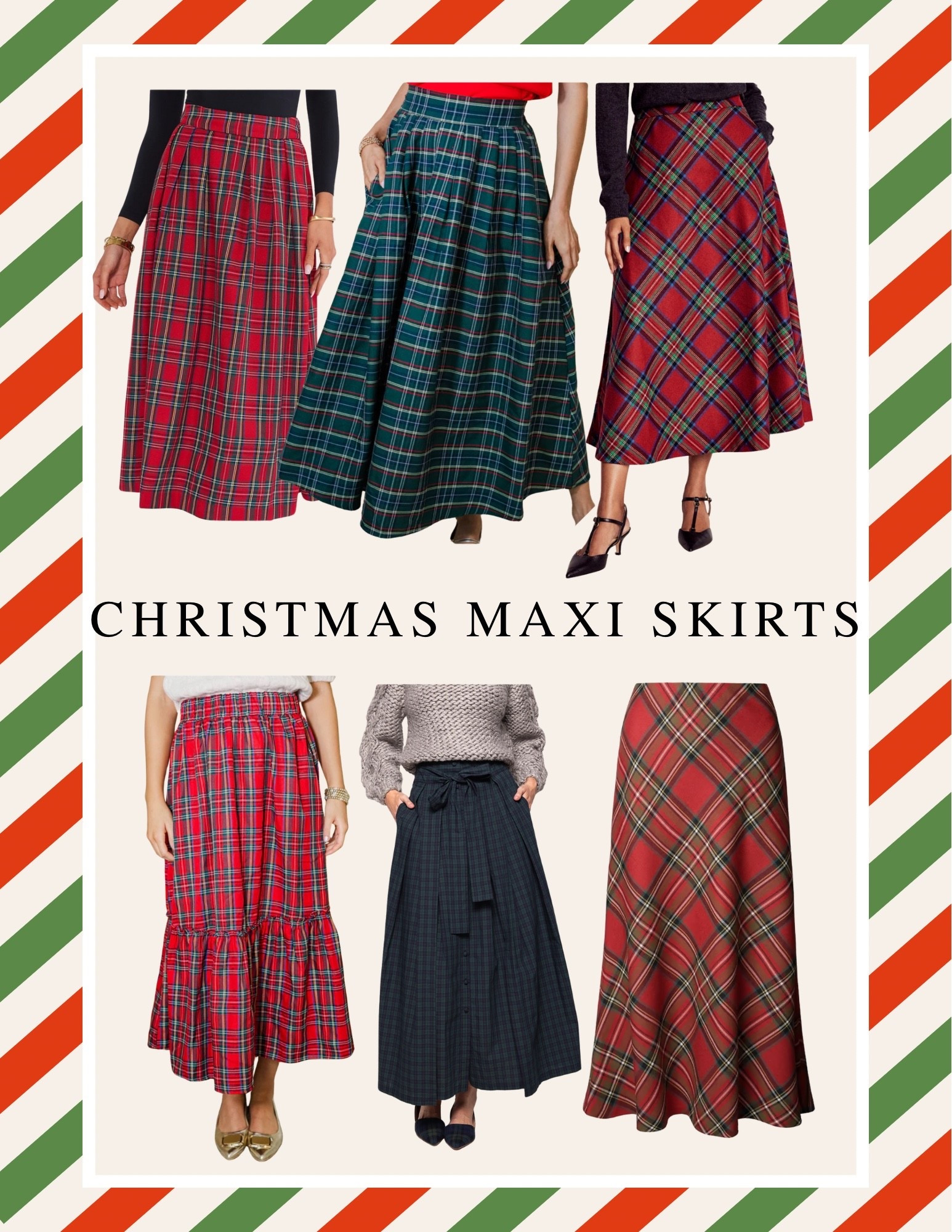 Christmas plaid maxi skirts at all price points❤️💚

#LTKHoliday #LTKStyleTip #LTKSeasonal