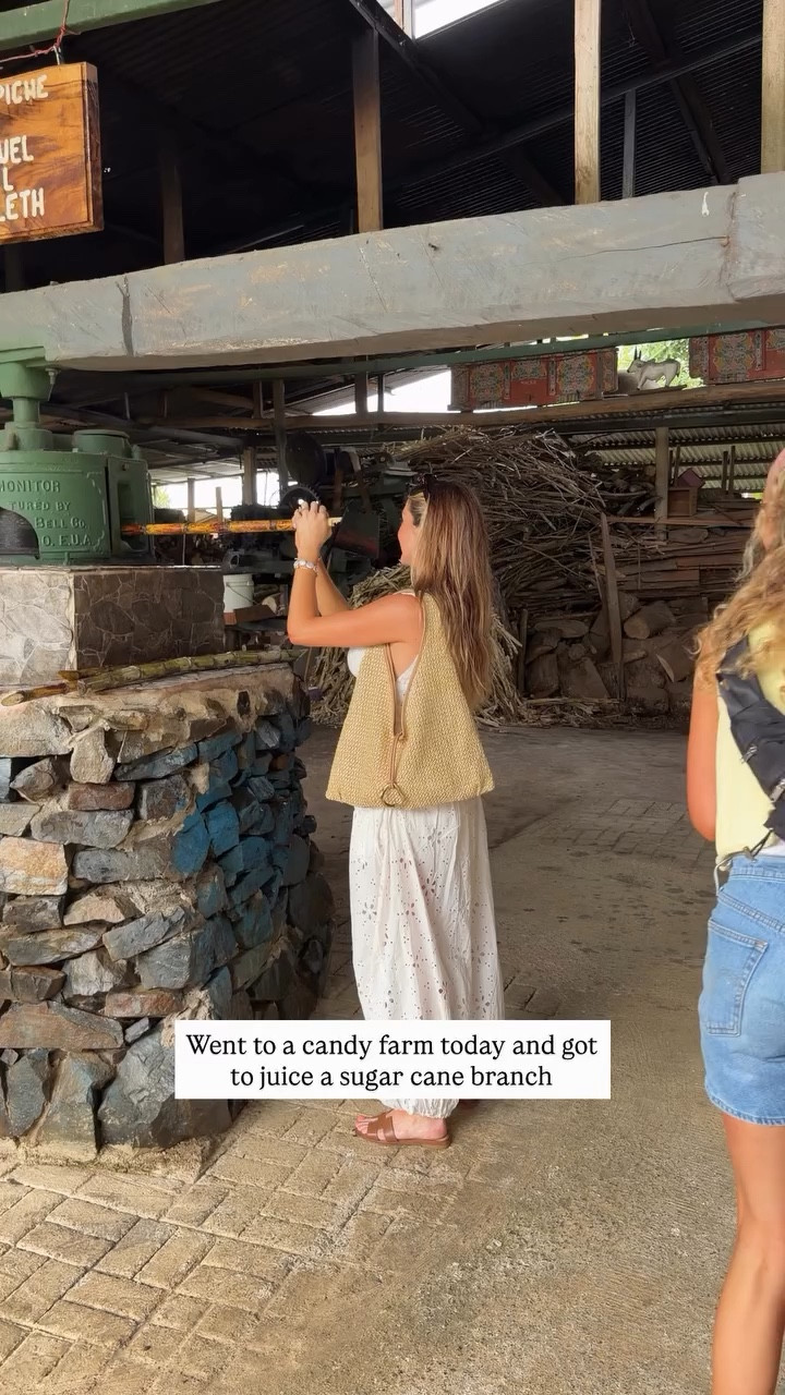 Went to a candy farm today and got to juice a sugar cane branch

#LTKgrwm #LTKootd #LTKBump