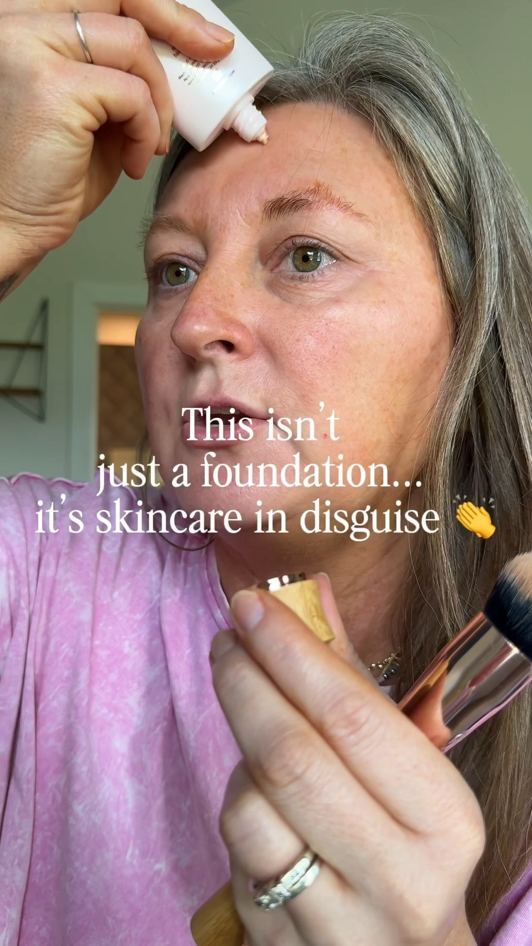 The foundation that looks like a foundation but doesn’t feel like a foundation from Tarte

#LTKBeauty #LTKStyleTip