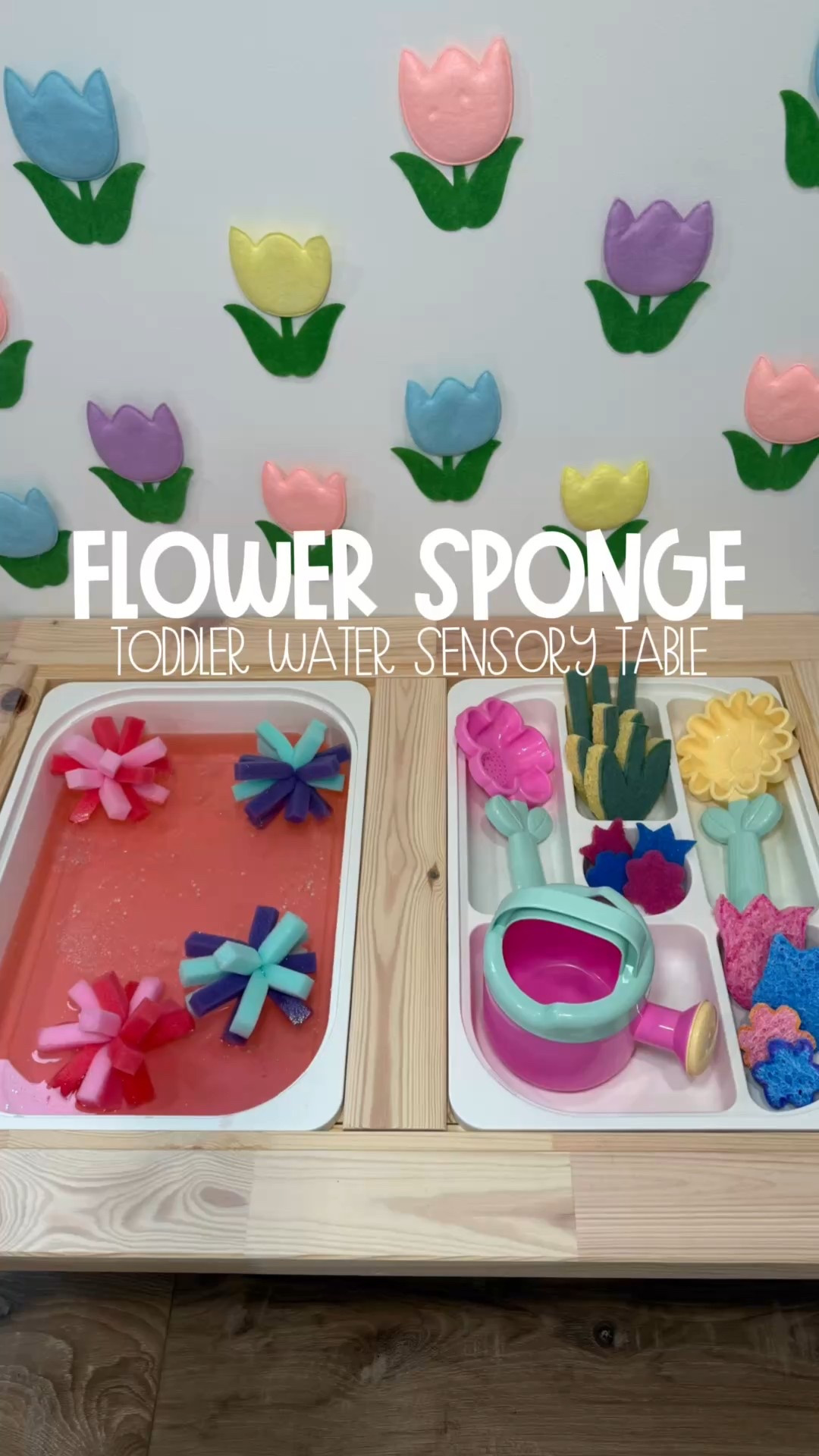 Flower Sponge Toddler Water Sensory Table! 🌸🧽💧

I found the cutest sponge balls at Target today, so I knew I had to make a spring themed water sensory table for my toddler! I grabbed some extra sponges and cut out shapes of flowers and stems/leaves! I added in the watering can and a couple of the flower tools (also from Target!) for the perfect water sensory activity! 

Now just to wait for my toddler to wake up so we can play! ☺️ 

#toddlersensoryplay #toddleractivities #sensoryactivities #diyactivities #lowprepactivities

#LTKKids #LTKSeasonal