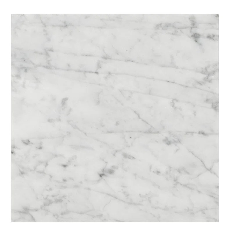 Carrara White 12"x12" Polished Marble Field Tile | Wayfair North America
