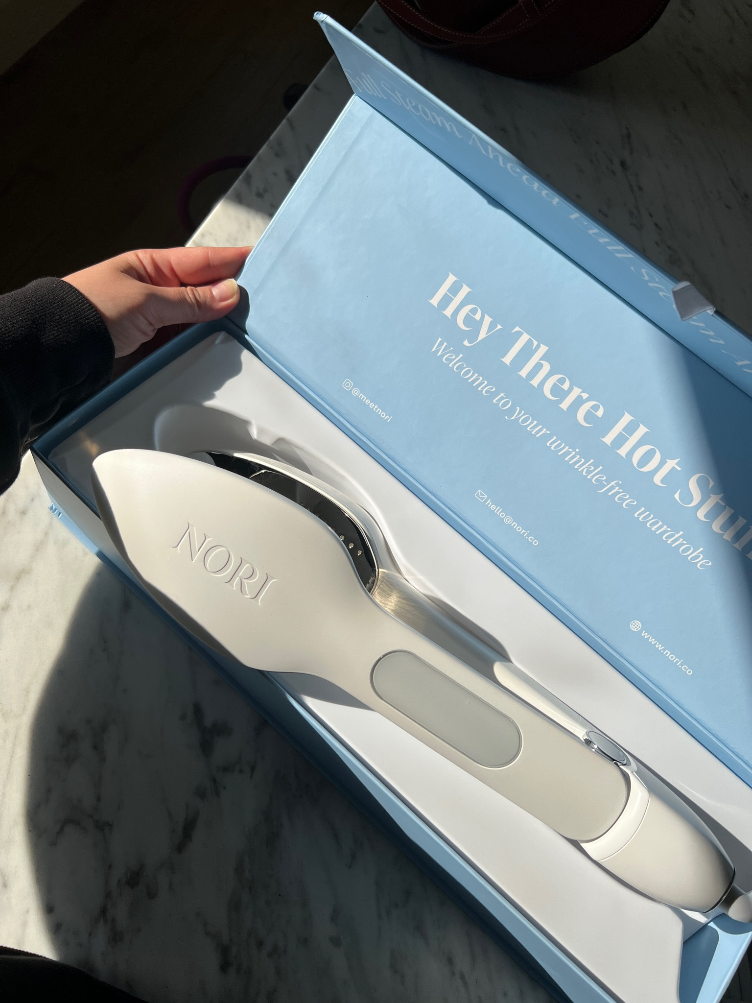 So excited to try out this handheld steaming iron 😍 #spring leaning#steamer#nori 

#LTKFind #LTKhome #LTKtravel