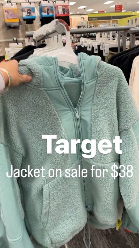 Target jacket on sale for $38! Love that the bottom tightens to make it a more cropped lenght. Super warm and fully zips ✨ 💕 
.
#target #targetfinds #targetfashion #workoutoutfit #casualstyle #sharemytargetstyle 

#LTKfit #LTKunder50 #LTKsalealert