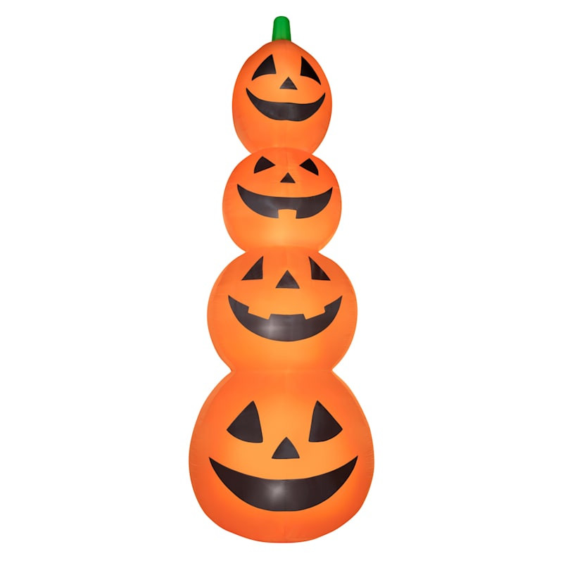 Inflatable Halloween Jack-o'-Lantern Stack, 20' | At Home