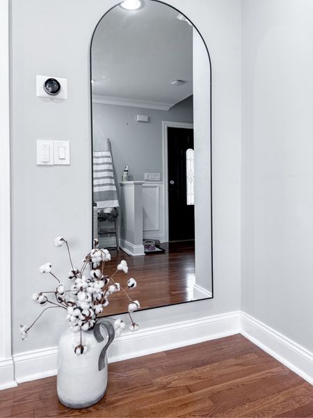 Black Arched wall or standing mirror under $175! 

#LTKhome