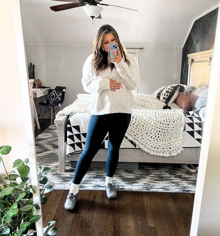 🍁🍂 fall maternity outfit

bump style | maternity outfit | black leggings | maternity leggings | Birkenstock Boston clogs | Boston vlog dupes | leggings and clogs outfit | cozy sweater | collared sweater 

#LTKbump #LTKunder100 #LTKstyletip
