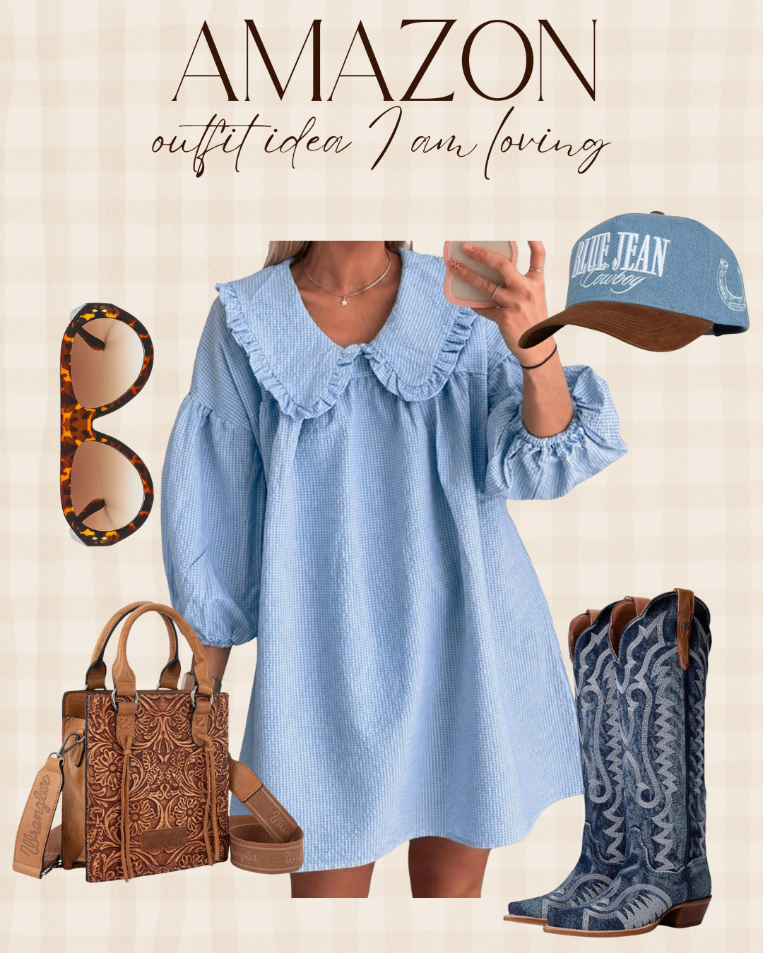 I love this peter pan collar dress! 

 #LTKgrwm #LTKootd #LTKSeasonal