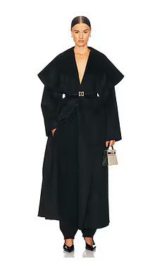 Helsa The Throw Coat in Black from Revolve.com | Revolve Clothing (Global)
