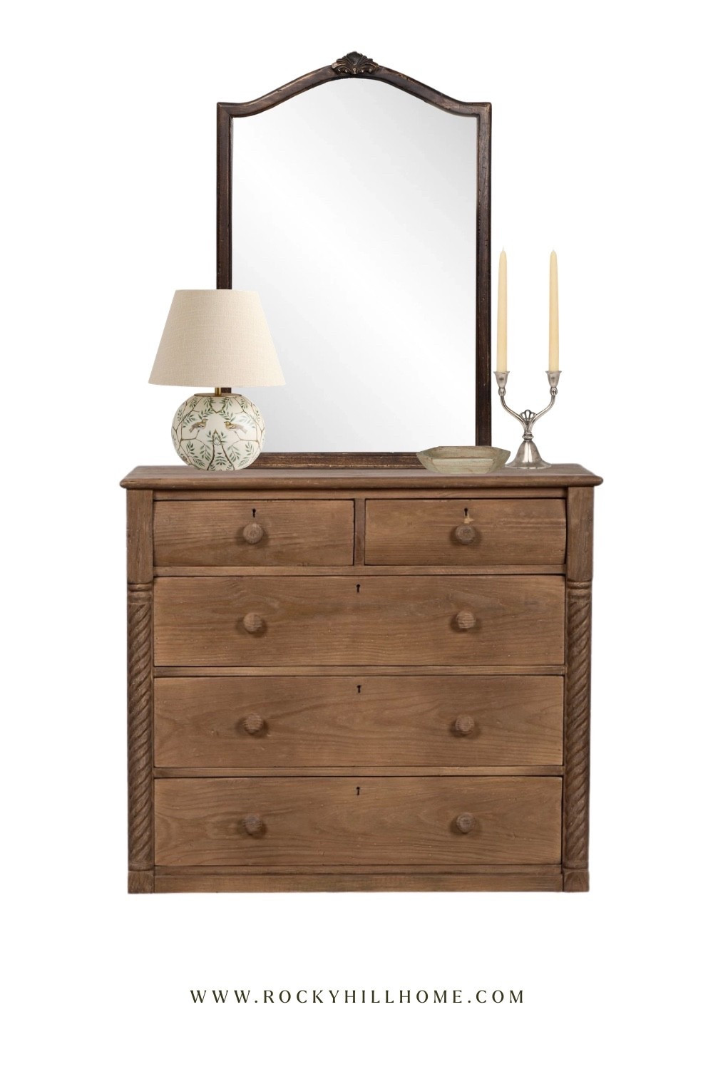 English Country Bedroom Inspo: How to Style a Vintage Wood Dresser

Create a timeless, collected look with a vintage style wood dresser. From the arched mirror to the patterned lamp, this English Country styling is pure cozy perfection. Perfect for adding character to a modern home. Would look great in an entry or dining room or living room too!

#LTKHome