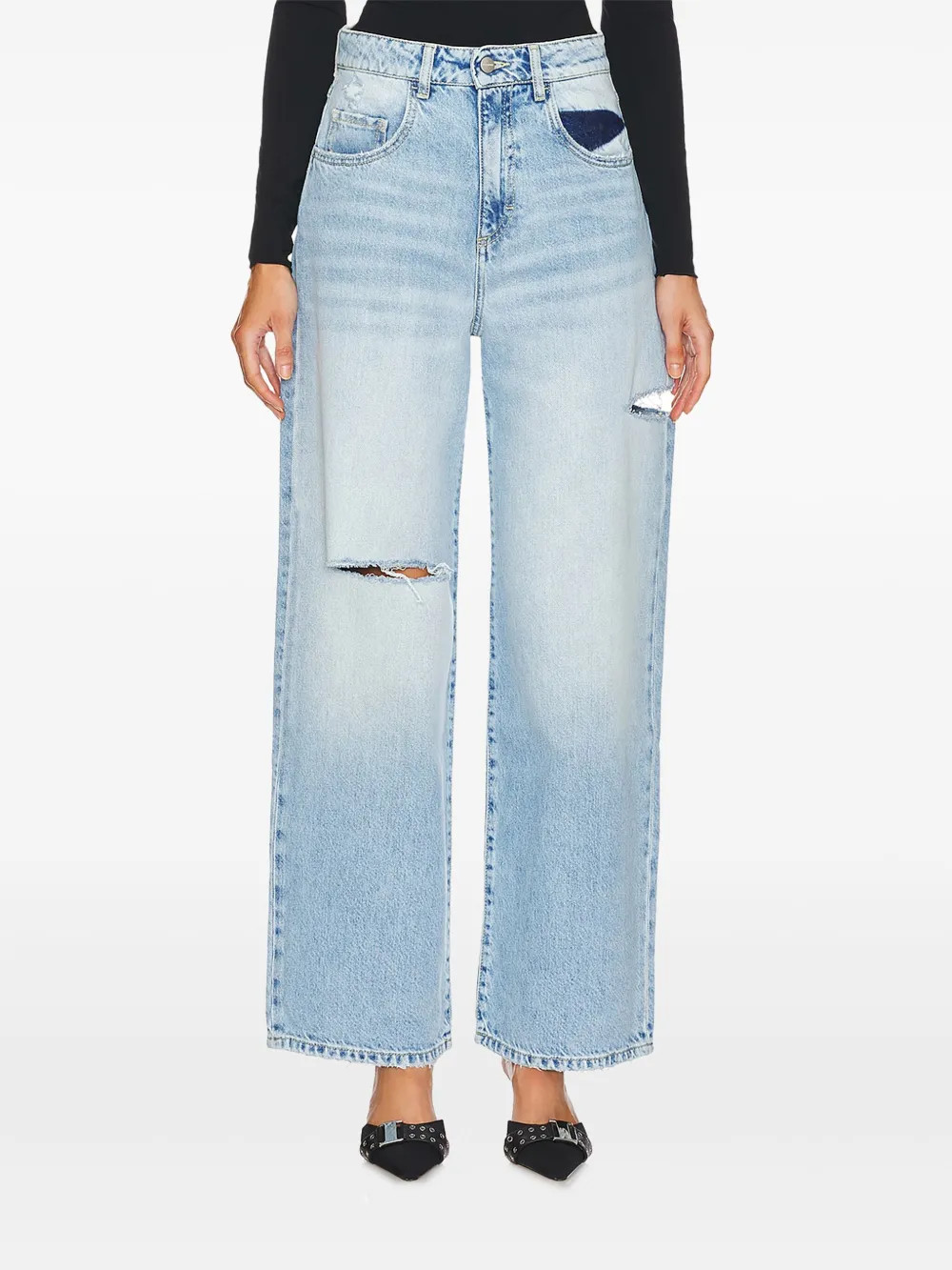 ICON DENIM Poppy Jeans | Blue | FARFETCH | Farfetch Global