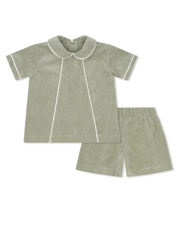 Adam Short Set - Sweetgrass Corduroy | Lullaby Set