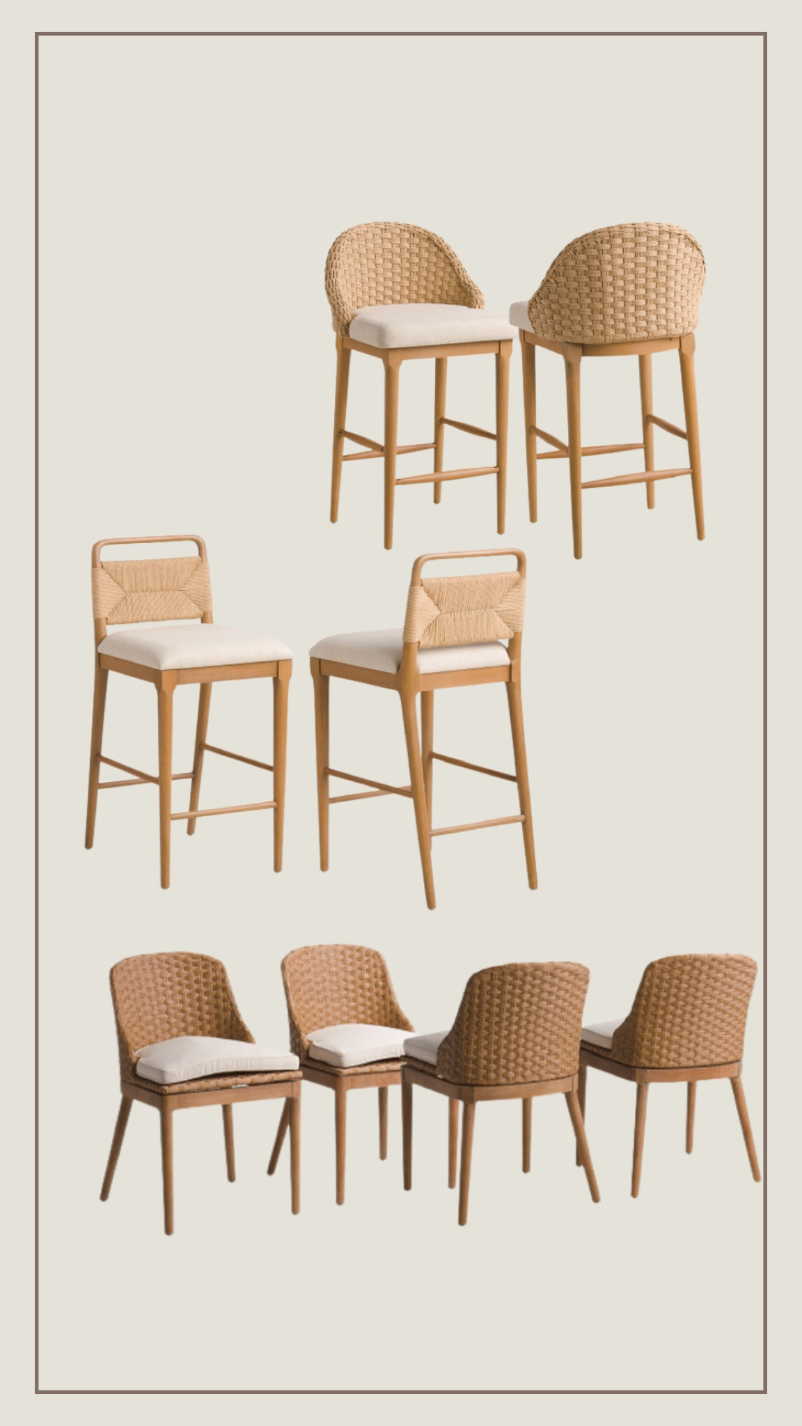 TJMaxx has some great bar stools & dining chairs at a great price! Loving the woven details for the summer.

#LTKHome #LTKSeasonal #LTKSaleAlert