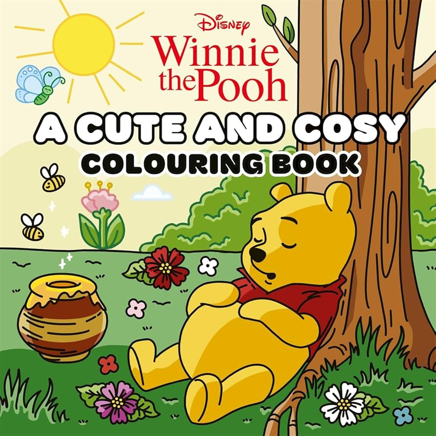 Disney Winnie the Pooh: A Cute and Cosy Colouring Book | Amazon (UK)