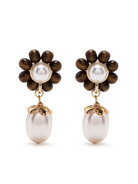Marti pearl-drop earrings | Farfetch Global