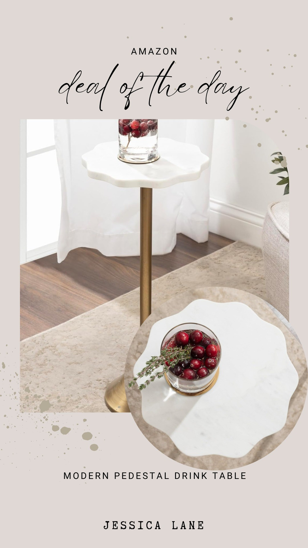 A beautiful scalloped marble top drink table that adds an elevated touch while still being practical for small spaces.#AmazonFinds #DailyDeals

#LTKSaleAlert #LTKHome #LTKFindsUnder100