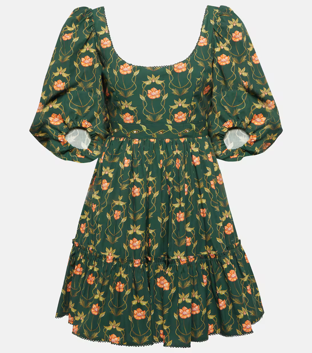 Delirio Esotérico cotton minidress | Mytheresa (UK)