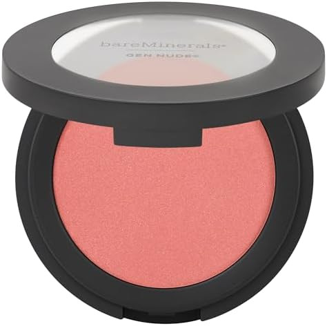 bareMinerals Gen Nude Powder Blush, Mineral-Based Pressed Blush Powder, All Day Wear, Buildable C... | Amazon (US)
