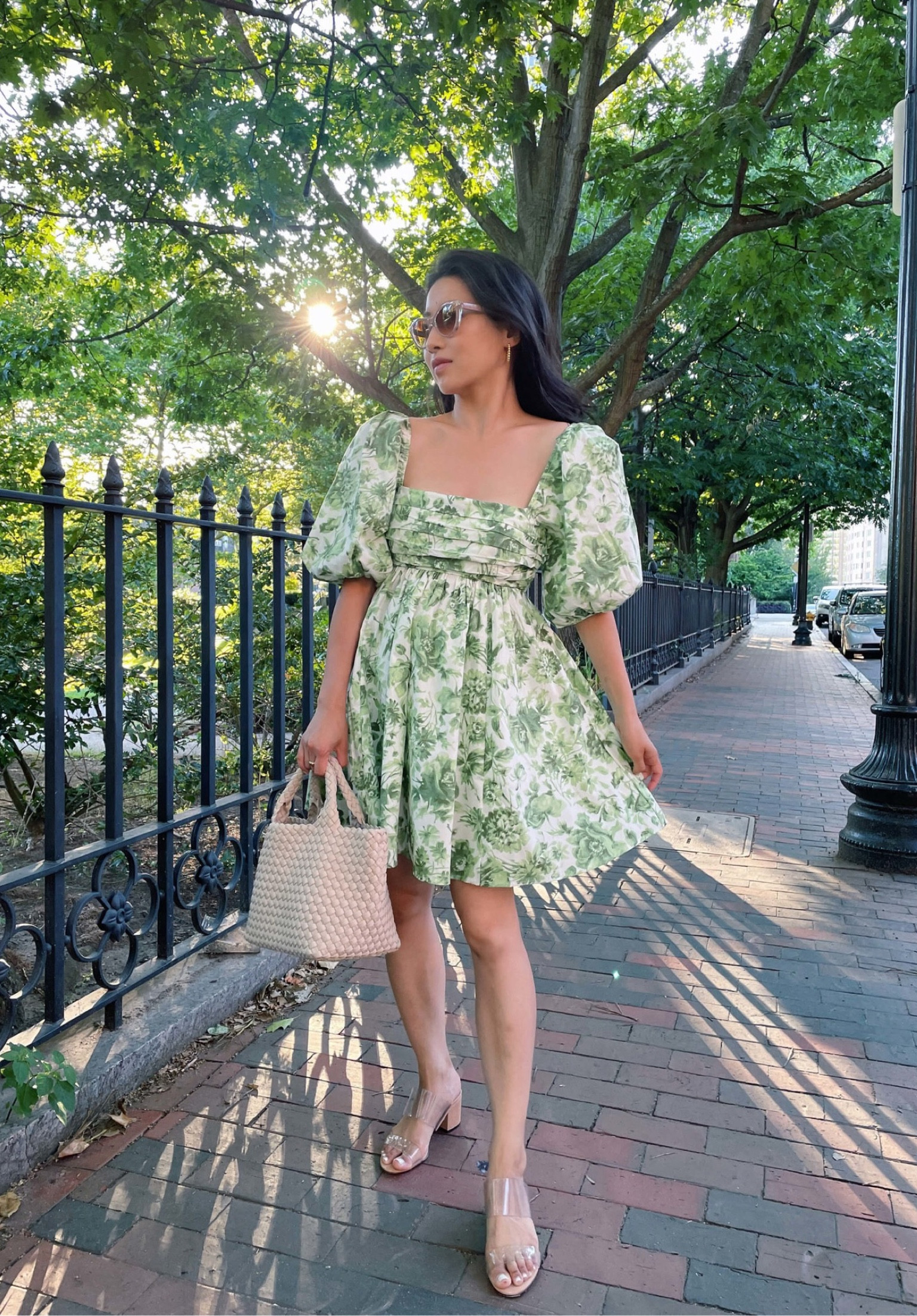 Mini puff hotsell sleeve dress