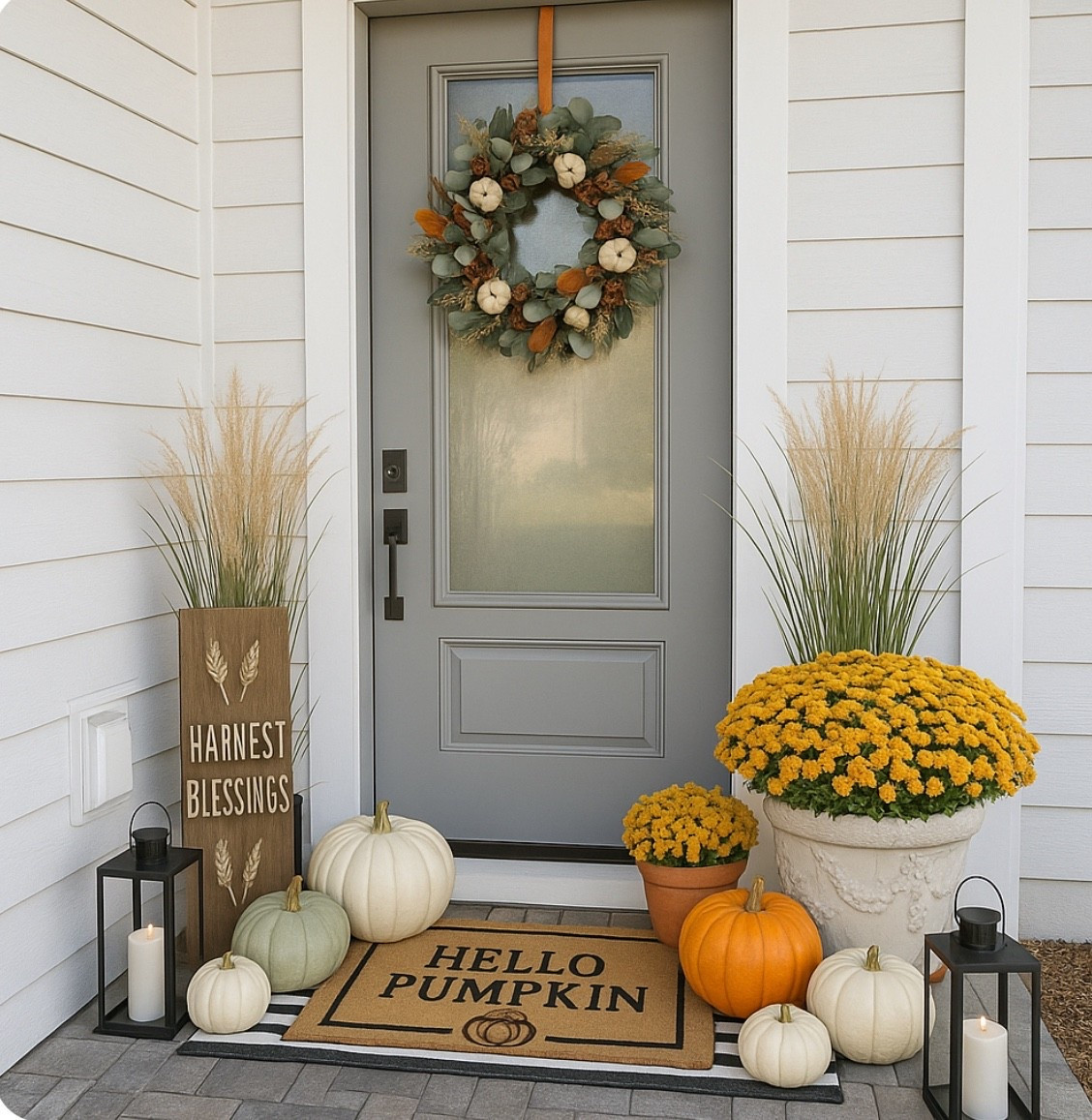 Fall is officially here! Nothing makes a home feel more welcoming than pumpkins, mums, and the perfect wreath. 🍁🧡
Shop my front porch look right here on LTK.

#FallPorchDecor #LTKHome #FrontPorchGoals #PumpkinSeason #HarvestDecor #LTKFallStyle #HelloPumpkin


#LTKSaleAlert #LTKHome #LTKSeasonal