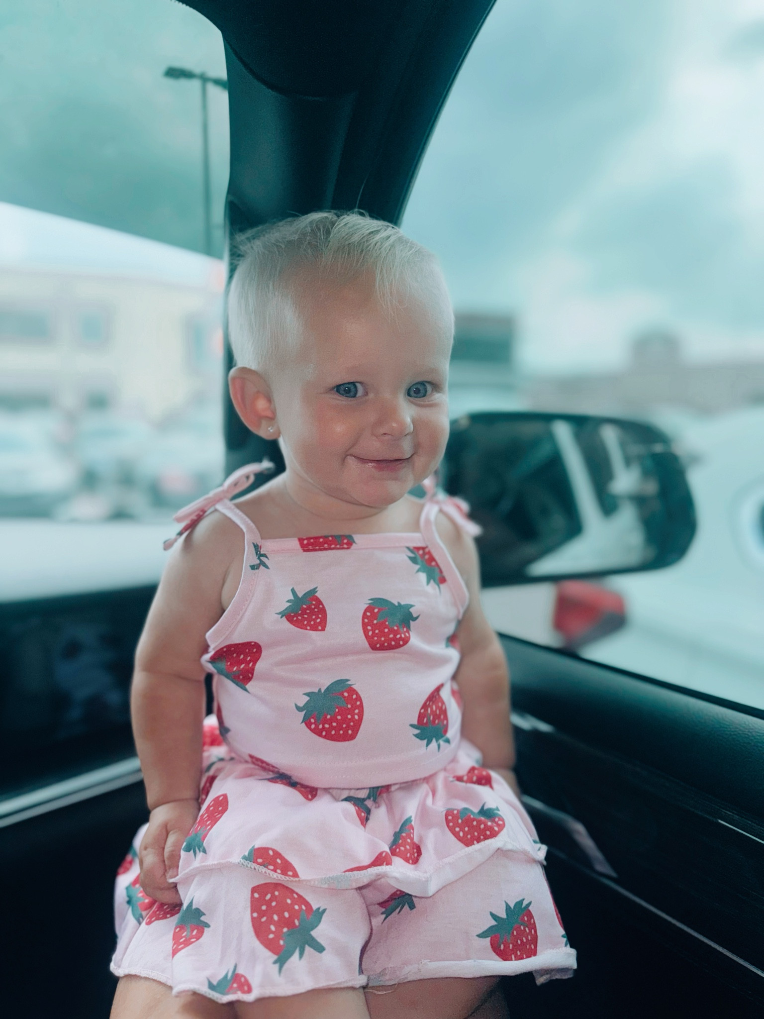 This set screams summer 🍓🎀 
#LTKbaby 
#LTKsummerfit