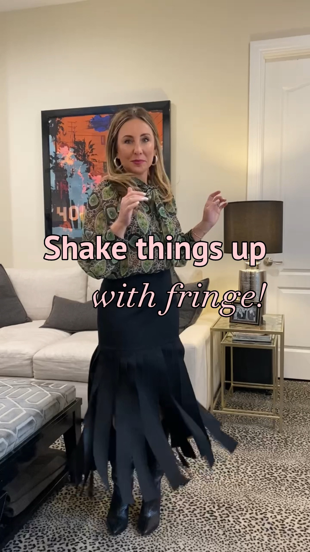 Fringe is super fun and can be worn in so many ways. It might be my favorite trend this season and one I am going to integrate ASAP.

I had a blast trying on fringe pieces and making the fringe shimmy - it reminded me of being a little girl and twirling in my dress!!

#LTKshoecrush #LTKstyletip #LTKFind