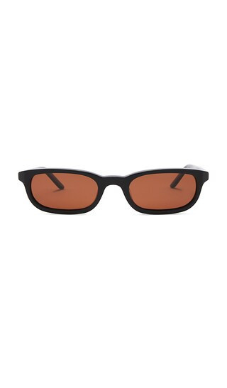 BRU Eyewear Flossie Wayfarer Sunglasses in Brown. | Revolve Clothing (Global)