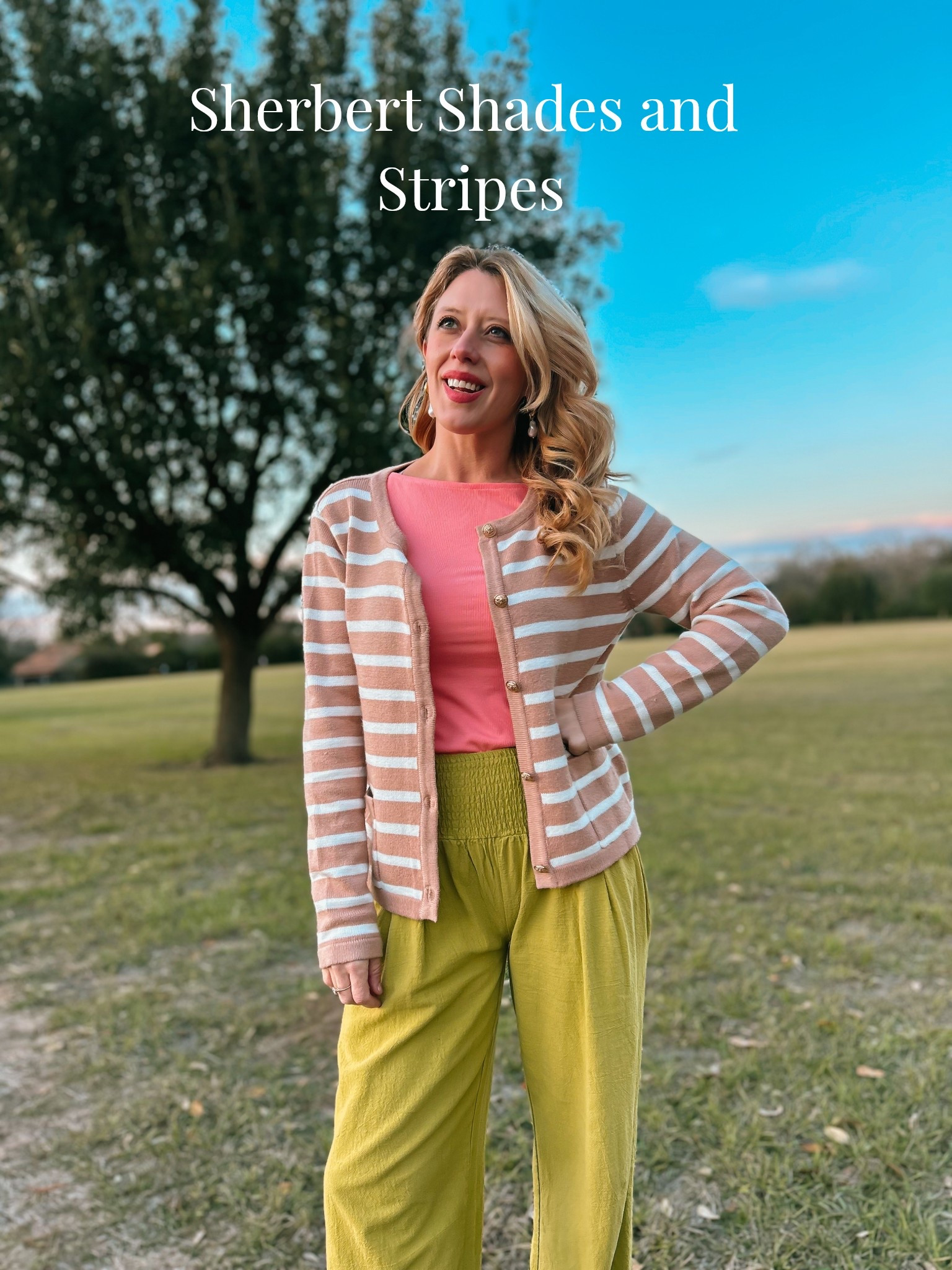 Sherbet Shades & Stripes 🍋🍓🍊

The color combo that feels like summer dessert—sweet, playful, and somehow still polished. Pastel sherbet hues paired with crisp stripes are having a moment, and this mix is the easiest way to look styled without trying too hard. Think breezy days, sunshine plans, and outfits that photograph beautifully.
Everything linked so you can scoop your favorites before they melt ✨👇

#LTKStyle #SherbetShades #StripesTrend #SummerOutfits #ColorStory #ChicAndPlayful #LTKFinds #WarmWeatherStyle

#LTKmomlife #LTKootd #LTKOver40