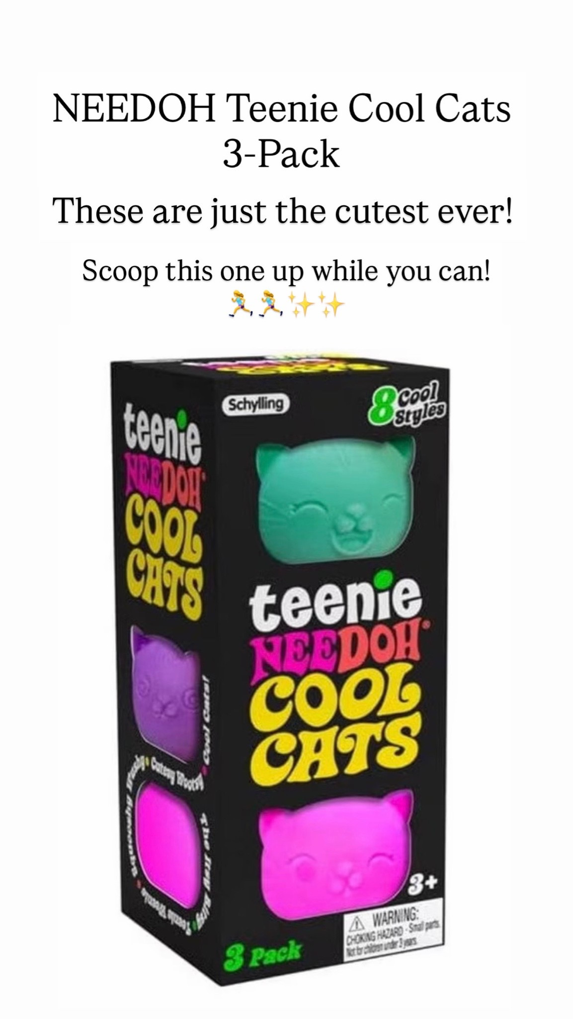 NEEDOH COOL CATS 3-pack

#LTKKids