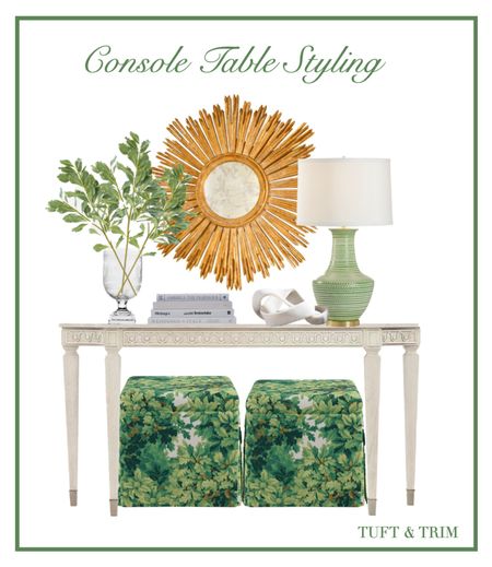 Console table styling inspiration🌿

*design scale is approximate

#LTKhome #LTKstyletip