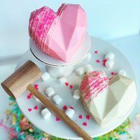 Breakable Chocolate Heart, Heart Chocolate, Gender Reveal, Valentines Day, Gift, Wedding, Birthday,  | Etsy (US)