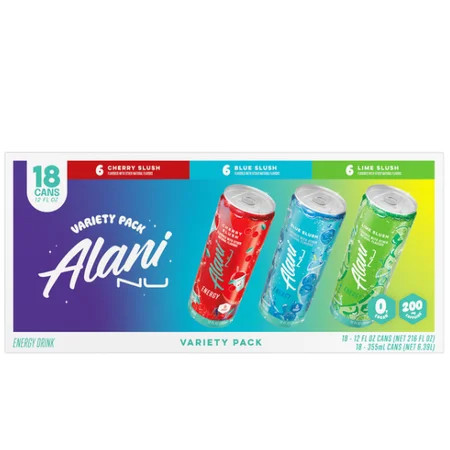 Alani Nu Energy Drink, Variety Pack, 12 fl oz, 18 ct | Walmart (US)