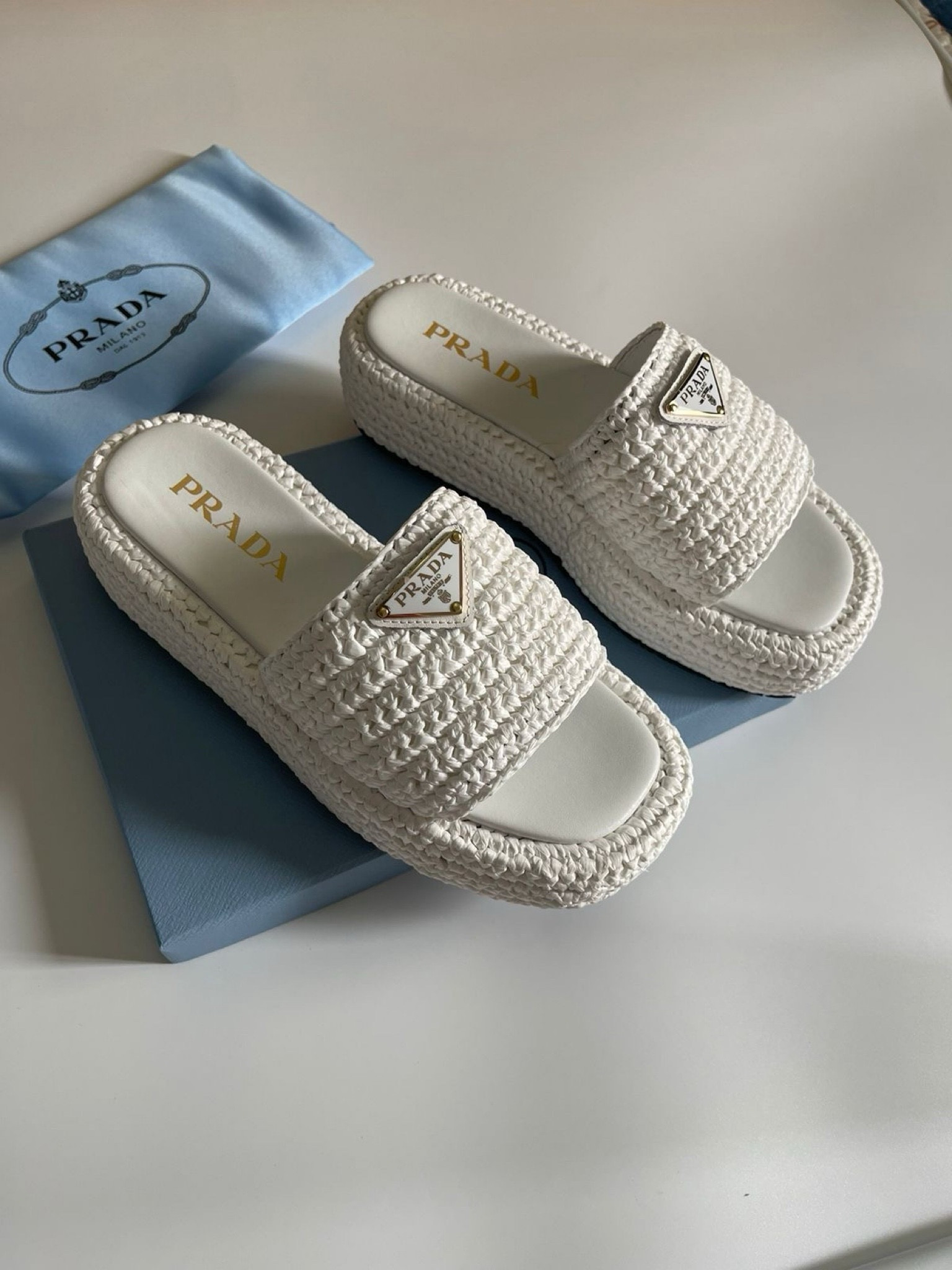 Prada rattan slides 🤍
They’re just gorgeous 
#dhgate

#LTKshoecrush #LTKfindsunder100 #LTKsalealert