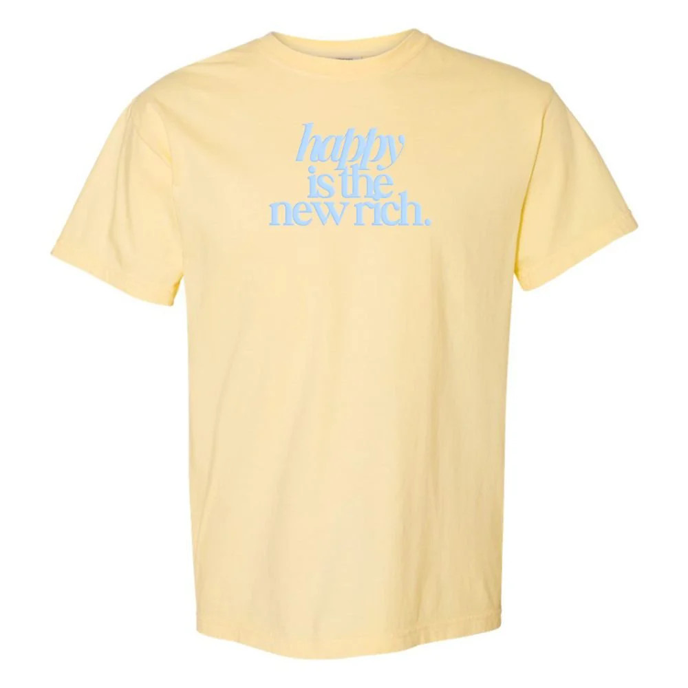 PUFF 'Happy Is The New Rich' T-Shirt | United Monograms