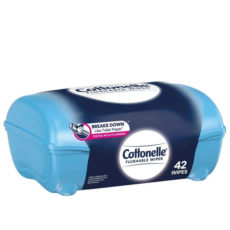 Cottonelle Ultra Fresh Flushable Wet Wipes, 1 Tub Pack (42 Total Wipes) | Walmart (US)